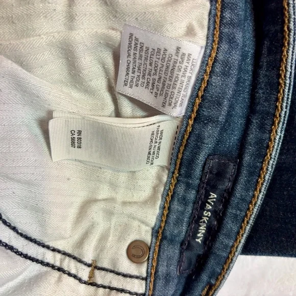 Lucky Brand Ava Straight Ankle Blue Jeans - Picture 6 of 8